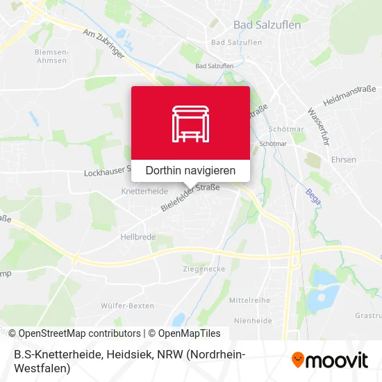 B.S-Knetterheide, Heidsiek Karte