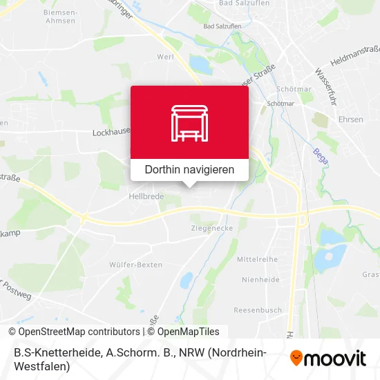 B.S-Knetterheide, A.Schorm. B. Karte