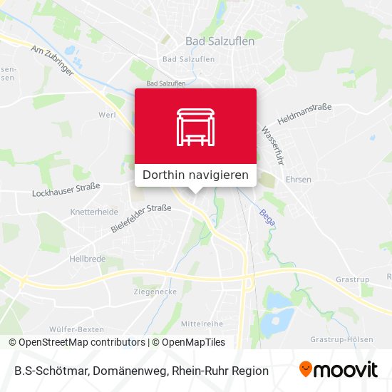 B.S-Schötmar, Domänenweg Karte