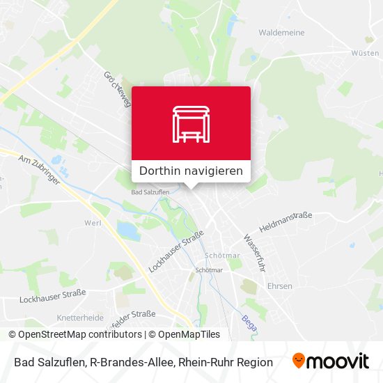 Bad Salzuflen, R-Brandes-Allee Karte