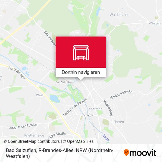 Bad Salzuflen, R-Brandes-Allee Karte