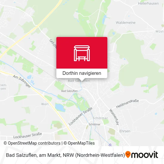 Bad Salzuflen, am Markt Karte