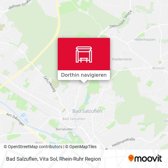 Bad Salzuflen, Vita Sol Karte