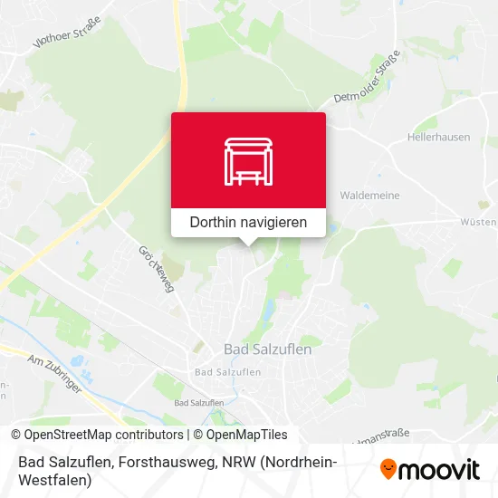 Bad Salzuflen, Forsthausweg Karte