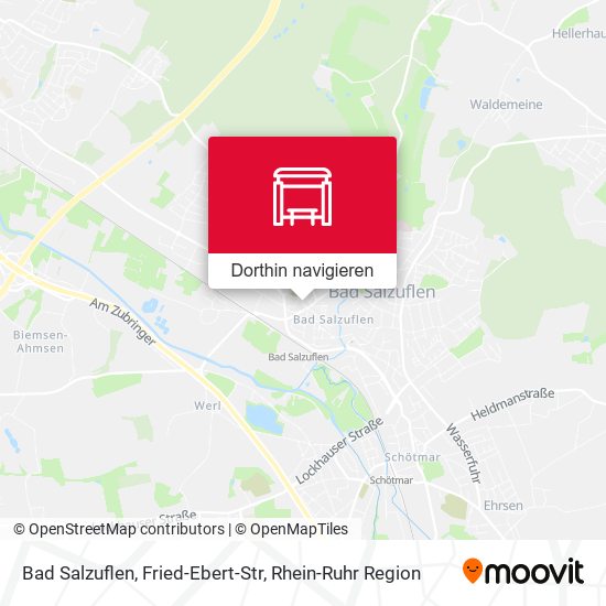 Bad Salzuflen, Fried-Ebert-Str Karte