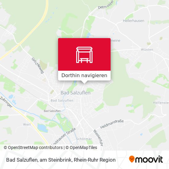 Bad Salzuflen, am Steinbrink Karte