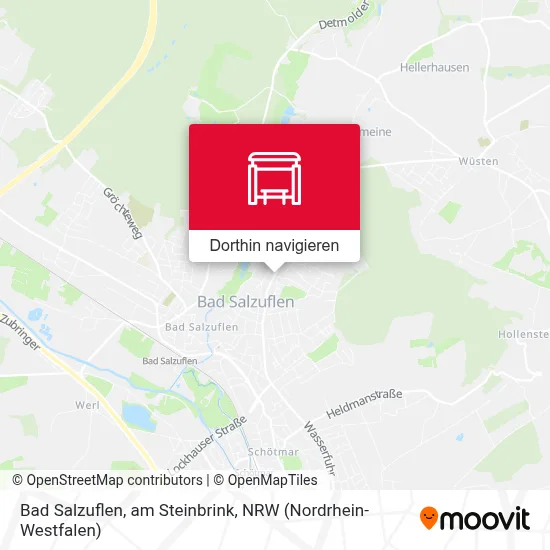 Bad Salzuflen, am Steinbrink Karte