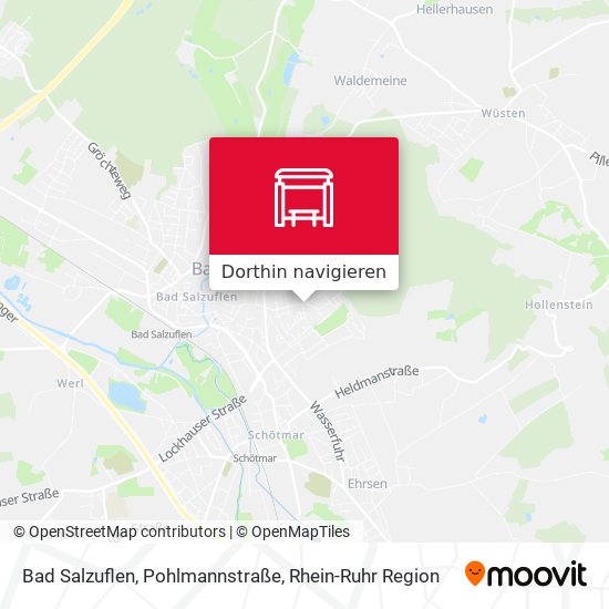 Bad Salzuflen, Pohlmannstraße Karte