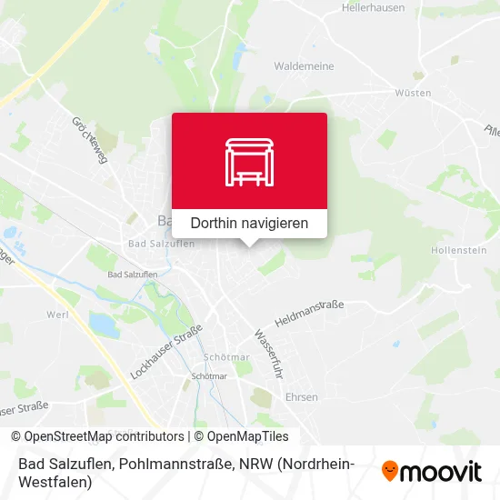 Bad Salzuflen, Pohlmannstraße Karte