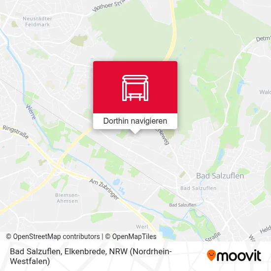 Bad Salzuflen, Elkenbrede Karte