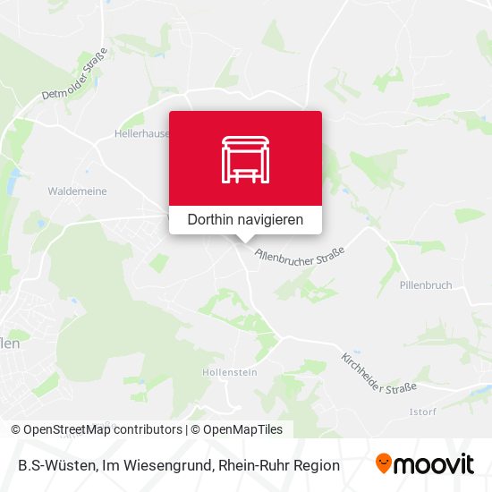 B.S-Wüsten, Im Wiesengrund Karte