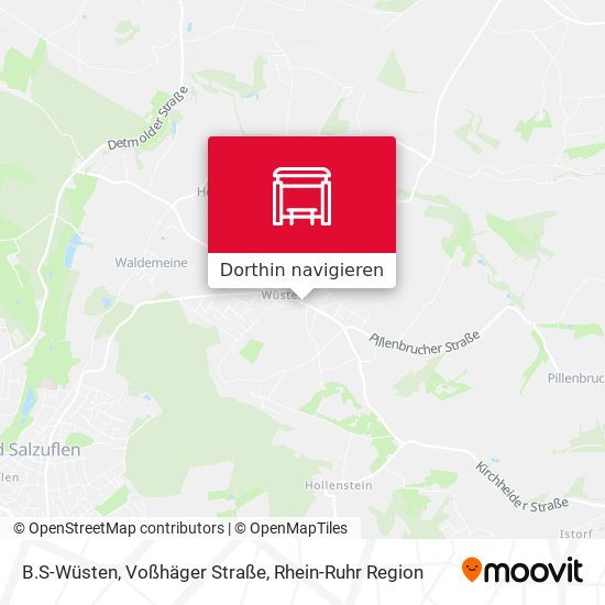 B.S-Wüsten, Voßhäger Straße Karte