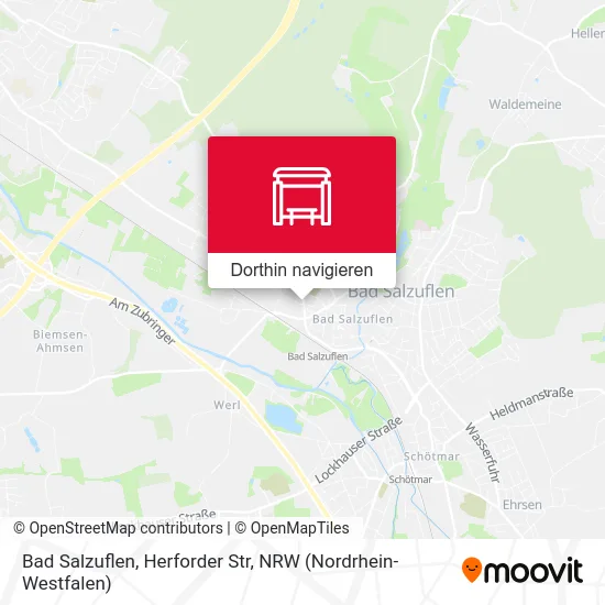 Bad Salzuflen, Herforder Str Karte