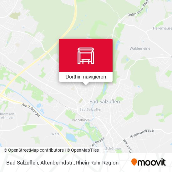 Bad Salzuflen, Altenberndstr. Karte