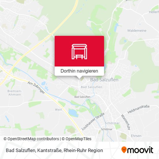Bad Salzuflen, Kantstraße Karte