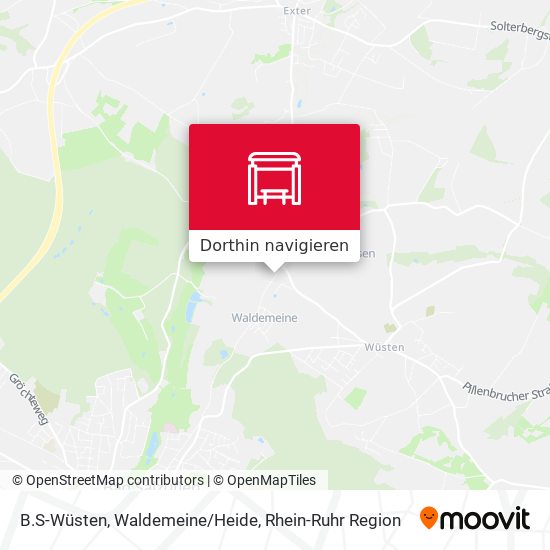 B.S-Wüsten, Waldemeine/Heide Karte