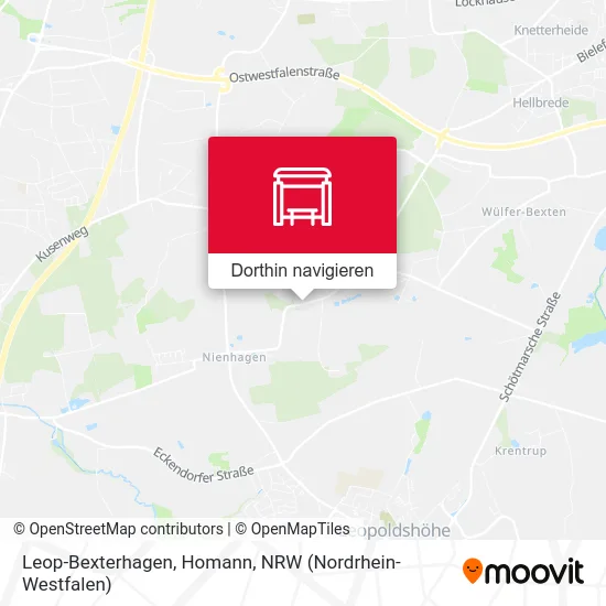 Leop-Bexterhagen, Homann Karte