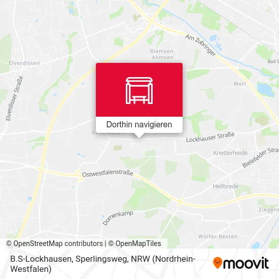 B.S-Lockhausen, Sperlingsweg Karte