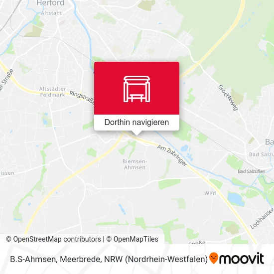 B.S-Ahmsen, Meerbrede Karte