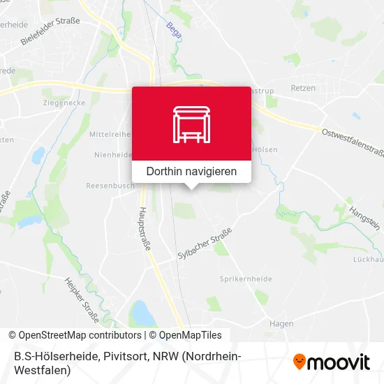 B.S-Hölserheide, Pivitsort Karte