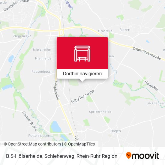 B.S-Hölserheide, Schlehenweg Karte