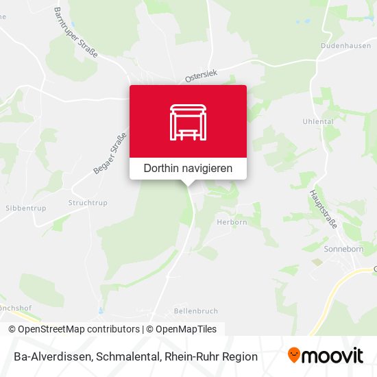 Ba-Alverdissen, Schmalental Karte