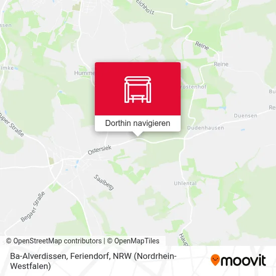 Ba-Alverdissen, Feriendorf Karte