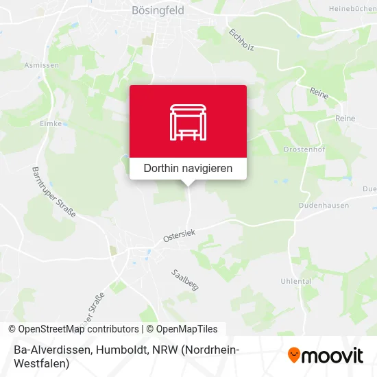 Ba-Alverdissen, Humboldt Karte