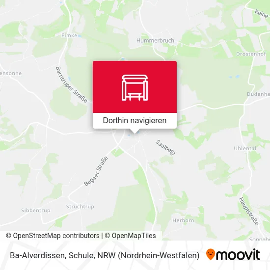 Ba-Alverdissen, Schule Karte