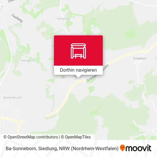 Ba-Sonneborn, Siedlung Karte