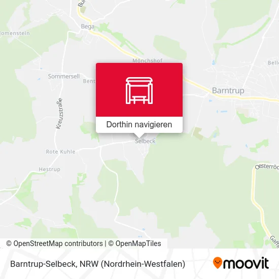Barntrup-Selbeck Karte