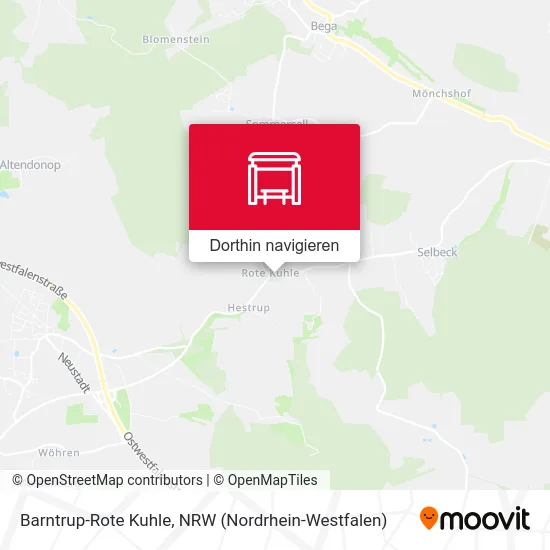 Barntrup-Rote Kuhle Karte