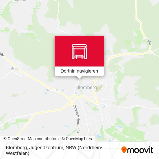 Blomberg, Jugendzentrum Karte