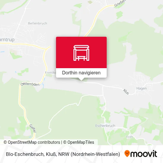 Blo-Eschenbruch, Kluß Karte