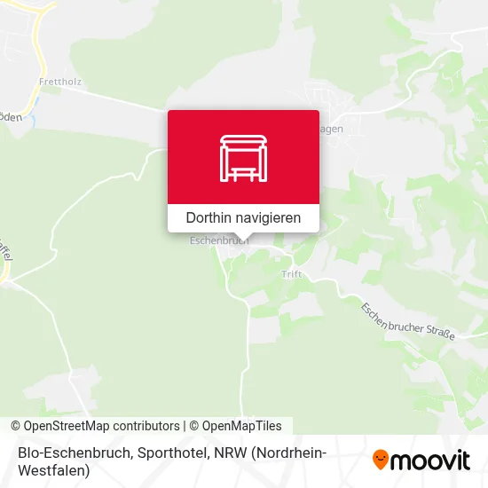 Blo-Eschenbruch, Sporthotel Karte