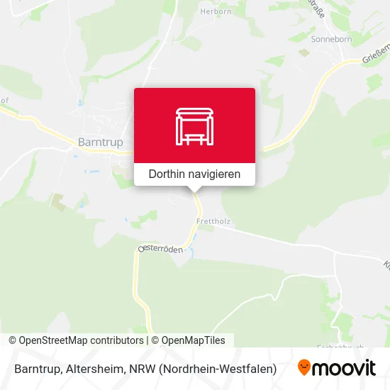 Barntrup, Altersheim Karte