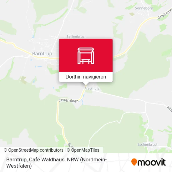 Barntrup, Cafe Waldhaus Karte