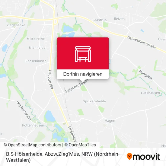 B.S-Hölserheide, Abzw.Zieg'Mus Karte
