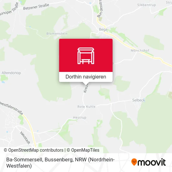 Ba-Sommersell, Bussenberg Karte