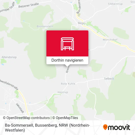 Ba-Sommersell, Bussenberg Karte