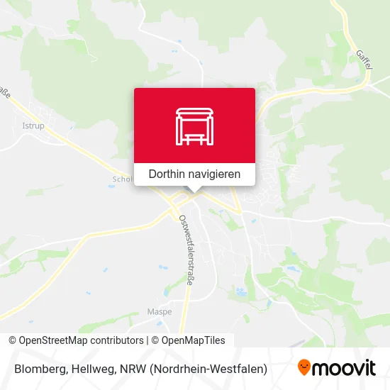 Blomberg, Hellweg Karte