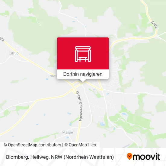 Blomberg, Hellweg Karte