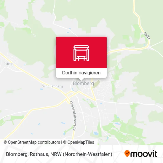 Blomberg, Rathaus Karte