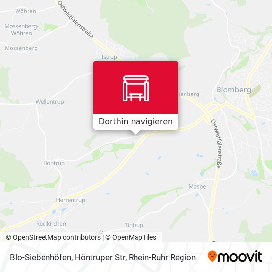 Blo-Siebenhöfen, Höntruper Str Karte