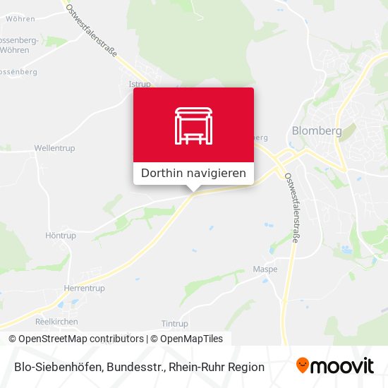 Blo-Siebenhöfen, Bundesstr. Karte