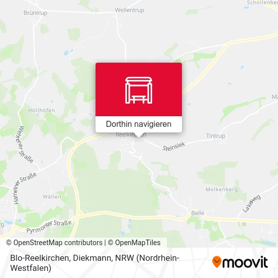 Blo-Reelkirchen, Diekmann Karte