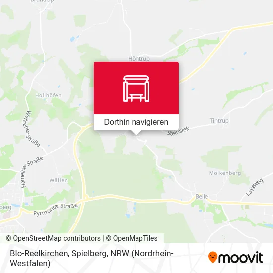 Blo-Reelkirchen, Spielberg Karte