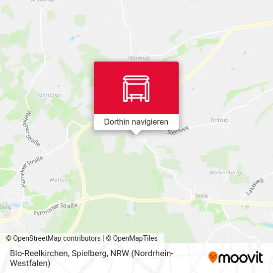 Blo-Reelkirchen, Spielberg Karte