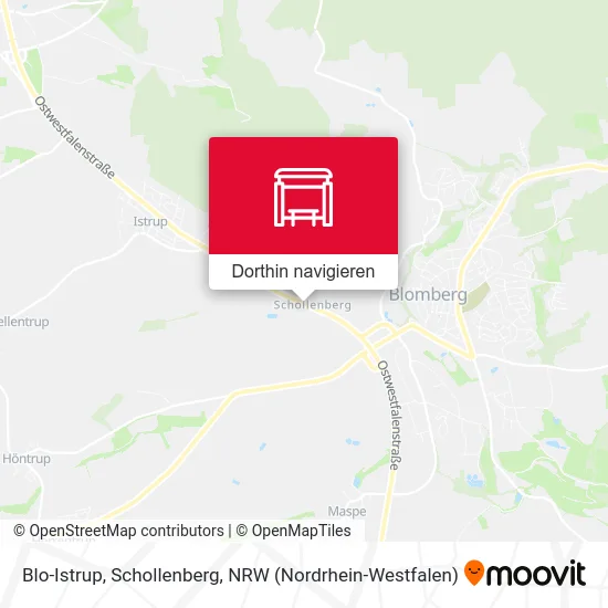 Blo-Istrup, Schollenberg Karte