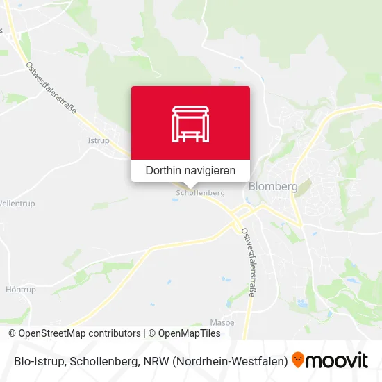 Blo-Istrup, Schollenberg Karte